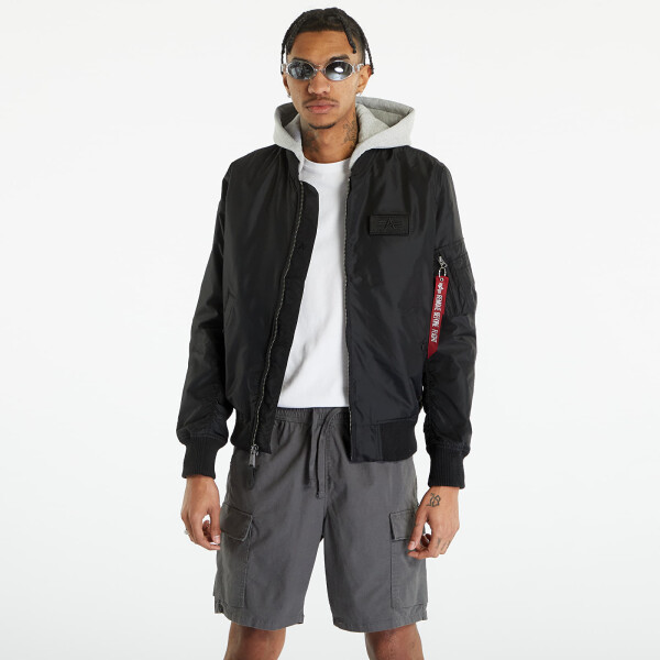 Bunda Alpha Industries MA-1 TT Hood Black XXL