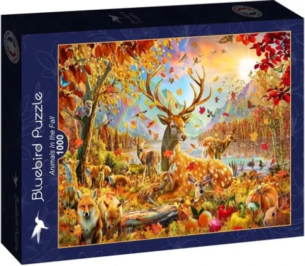 BlueBird Puzzle Zvieratká na jeseň