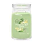 Yankee Candle Signature Vanilla Lime veľký pohár 567g / doba horenia až: 90h (5038581129051)