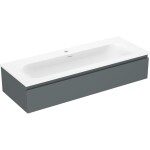 MEXEN/S - Orio kúpeľňová skrinka 120 cm s umývadlom Vela, 1 šuplík, grafit mat/biela mat 91A10-12023-1-BF66-W23M01