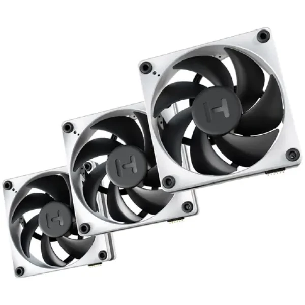 Hyte FP12 THICC FAN 3ks čierno-biela / 120mm / 47.3 dB @ 3000 RPM / 105.8 CFM / 4-Pin PWM (FAN-HYTE-FP12-BW-3)