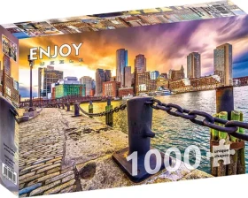 ENJOY Puzzle Bostonský prístav za súmraku, USA