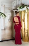 Sexy Red-Carpet KouCla Neck Evening Gown WOW! blackgold S