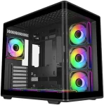 Cooler Master Elite 600 Curved čierna / Mid tower / ATX / tvrdené sklo / 7× ARGB / 360 mm chladič (E600-KGNN-S02)