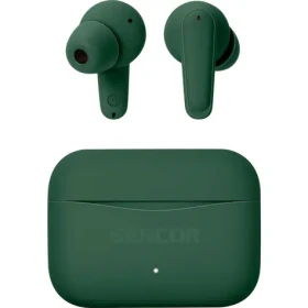 Sencor SEP GRIM zelená / Bezdrôtové slúchadlá / mikrofón / Bluetooth 5.3 / ANC / dobíjacie púzdro (8590669377022)