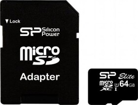 Silicon Power Elite MicroSDXC 64 GB Class 10 UHS-I/U1 (SP064GBSTXBU1V10-SP)