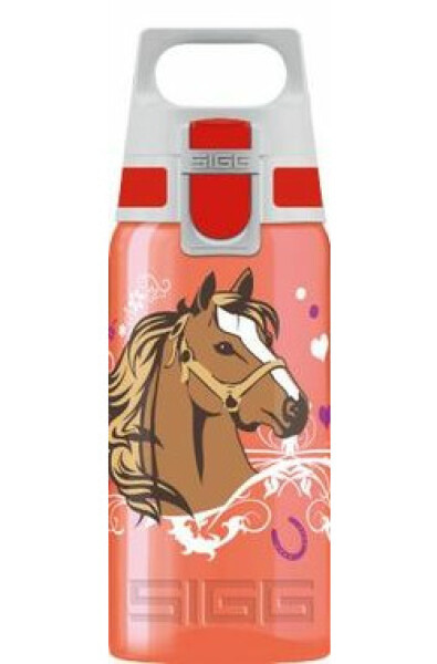 SIGG Viva One Horses 0.5 l červená / Fľaša / Polypropylene / BPA free (8627.50)