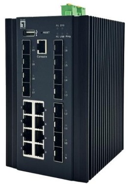 LevelOne Switch 20x GE IGU-2072 8x 1GbE.8x 2.5GbE SFP sw