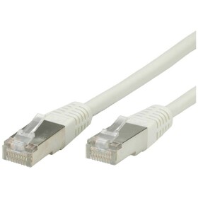 Value 21.99.0344 RJ45 sieťové káble, prepojovacie káble CAT 5e S/FTP 30.00 m sivá dvojžilový tienený, pozlátené kontakty 1 ks; 21.99.0344