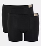Pánske boxerky GO Natural Short C2P - BLACK - black 0004 - SLOGGI BLACK L