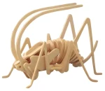 Woodcraft Drevené 3D puzzle Cvrček