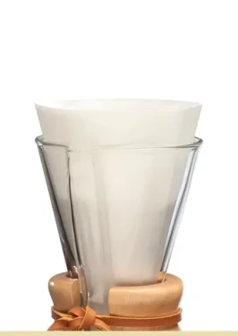 Chemex Papierové filtre FP-2 100 ks / Filtre na kávu / Polkruhové, neskladané / pre Chemex na 3 šálky (FP-2)