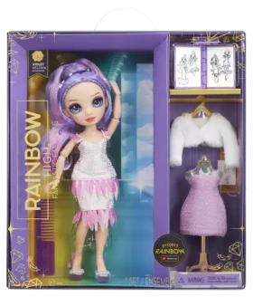 MGA Rainbow High Fantastic FASHION bábika - Violet Willow