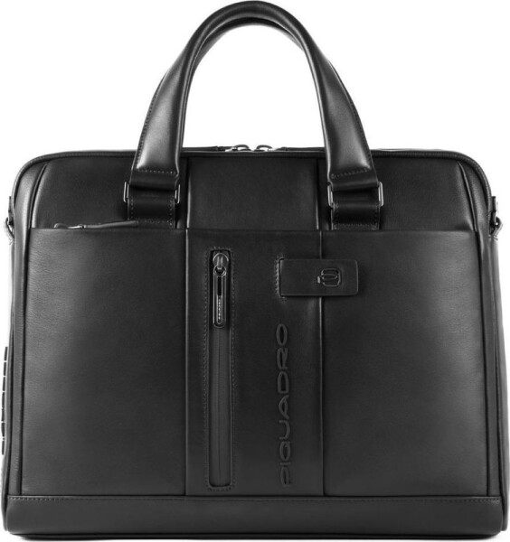Piquadro Piquadro, Urban, Leather, Bag, Notebook Compartiment, Black, For Men, 37 x 28.5 x 6 cm For Men