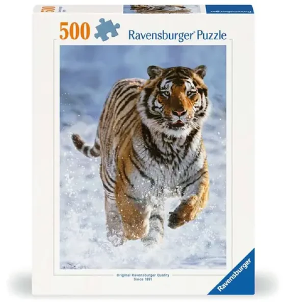 Ravensburger Tiger na snehu /500 dielikov/ od 12 rokov