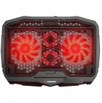 Rampage AD-RX34 čierna / chladiaca podložka / pre notebooky 12.1-17" / 4 ventilátory / USB-A (AD-RX34)