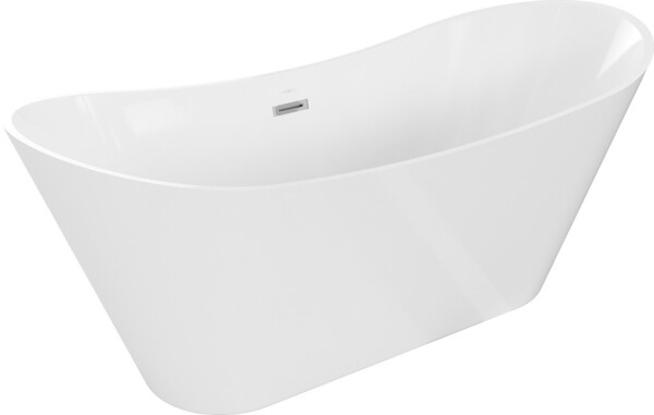 MEXEN - Celia vaňa voľne stojaca 170x75, biela bez krytu prepadu a zátky 52331707500-SS