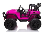 Mamido Elektrické autíčko Jeep Brothers ružové 24V 2x200W