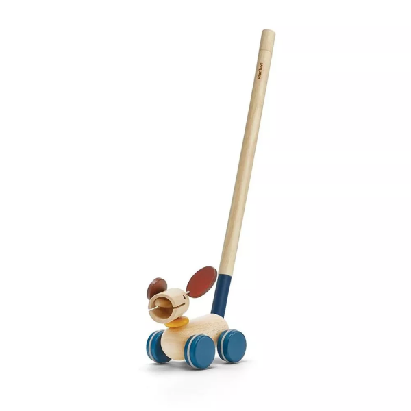 PlanToys PlanToys Ťahacie a strkacie šteniatko