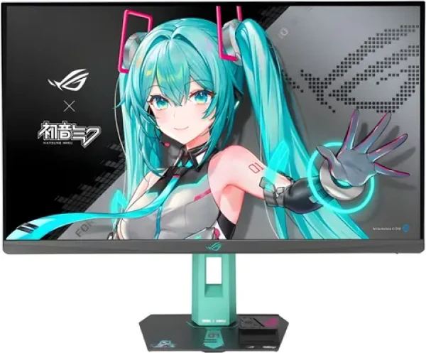 27" Asus ROG Strix XG27ACMEG-G Hatsune Miku Edition / Monitor / Fast IPS / QHD / 260Hz / 0,3ms / HDMI 2.1 + DP + USB-C