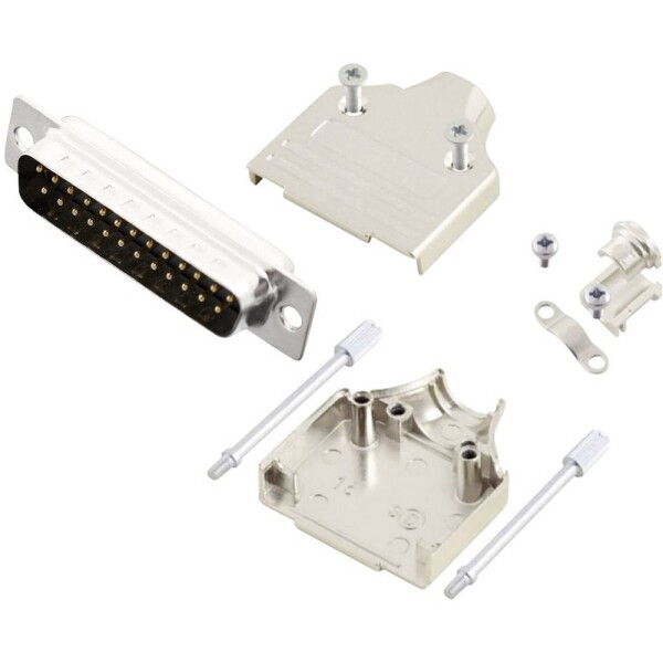MH Connectors MHDM25-DB25P-K sada D-SUB kolíkové lišty 180 ° Pólov: 25 spájkovaný 1 ks; MHDM25-DB25P-K