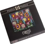 CURIOSI Štvorcové puzzle Q Silver: Farebné kvety