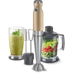 Sencor SHB 5607CH-EUE3 zlatá / Tyčový mixér / 1000 W / nádoba 800 ml / sekáčik 1250ml / šľahacie metly (8590669285907)