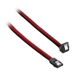 CableMod ModMesh Pravouhlý SATA 3 Kábel 60cm - tmavo červená (CM-CAB-RSAT-N60KBR-R)