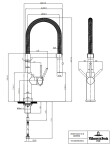 VILLEROY & BOCH VILLEROY & BOCH - Drezová batéria Steel Expert 2.0, odnímateľná sprcha, antracit 92800005
