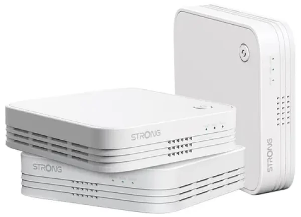 Strong ATRIA Wi-Fi Mesh 1200 Trio Pack biela / MESH router 1200 / 2.4GHz / 5GHz / WAN + 2x LAN (MESHTRI1200EUV2)