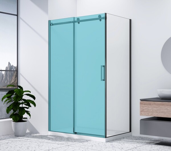 GELCO DRAGON BLACK Bočná stena 900 číre sklo, GD7290B GD7290B