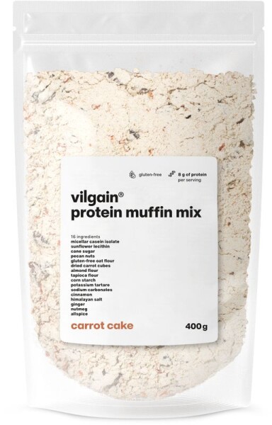 Vilgain Protein Muffin Mix – carrot cake 400 g