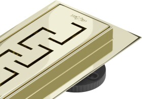 MEXEN/S - Flat M15 odtokový žľab 90 cm zlatý 1524090-15