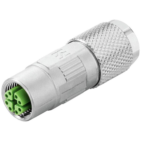 Weidmüller IE-PS-M12X-S-FH neupravený zástrčkový konektor pre senzory - aktory, 1516330000, 1 ks; 1516330000