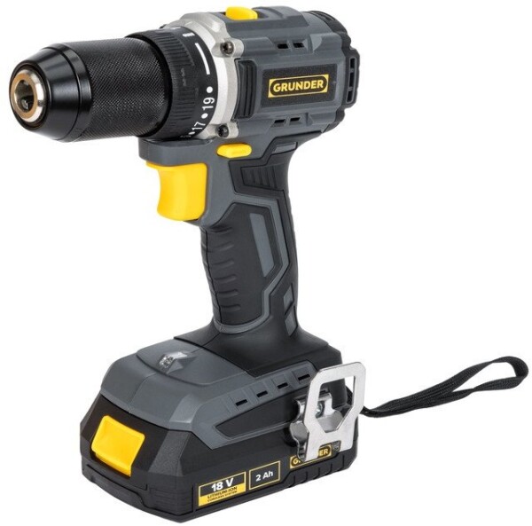 Grunder CORDLESS DRILL CD-B0A18 18V BL 2AH