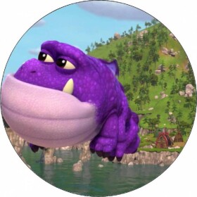 Jedlý papier Drakní záchranári Burple 19,5 cm - Pictu Hap - Pictu Hap