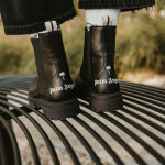 Tenisky Palm Angels Pa Chelsea Boot Black White EUR 33