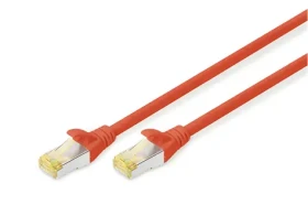 Digitus červená / Patch kábel / Cat6a S/FTP / 2x RJ45 / 5 m (DK-1644-A-050/R)