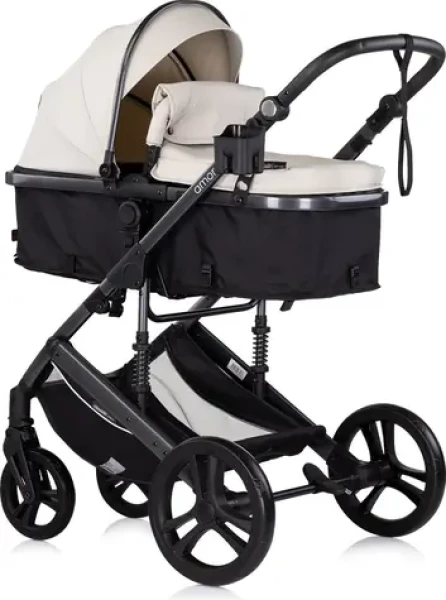 CHIPOLINO Kočík kombinovaný Amore 2v1 Biscotta (KKAM02504BI)