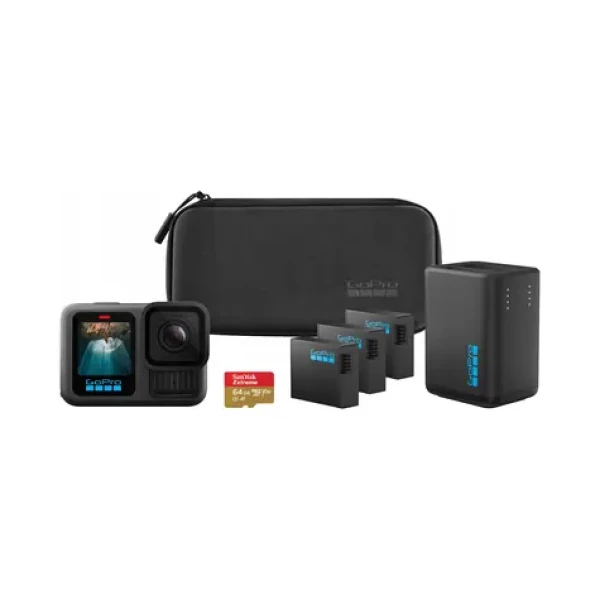 GoPro HERO 13 Black Extended Power Bundle / športová kamera / 5.3K/60fps / 27Mpix / USB-C Wi-Fi BT (CHDRB-134-RW)