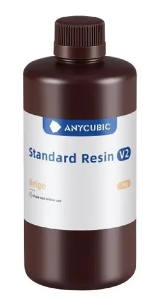 Anycubic UV Resin Standard v2 béžová / Živica pre 3D tlač / 1 kg / 405 nm (SBZ2BG)
