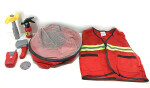 Mamido Mamido Hasičský detský kostým s vestou a prilbou MT1333