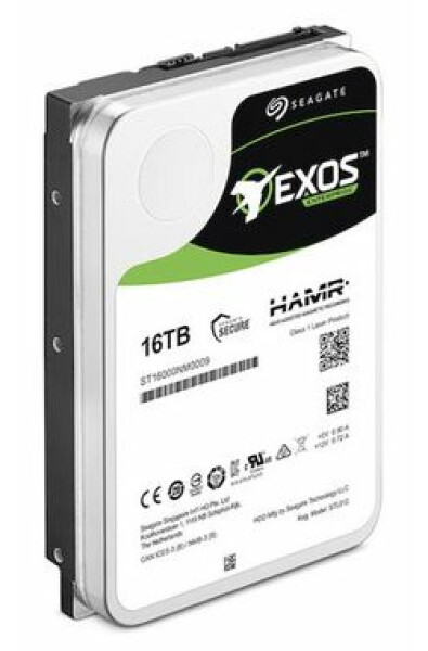 Seagate Exos X16 16TB / HDD / 3.5 SATA III / 7 200 rpm / 256MB cache / 5y (ST16000NM001G)