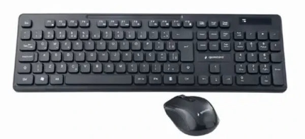 Gembird KBS-WCH-03 čierna / slim klávesnica + myš / bezdrôtová / 2.4GHz / US rozloženie kláves (KBS-WCH-03)