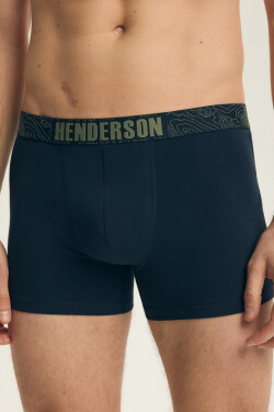 PÁNSKE DLHÉ ŠORTKY 2PACK 43386 SS26 KHAKI-GRANAT 2XL