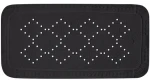 Spirella ALASKA protišmyková podložka do vane čierna / PVC / 71 x 36 cm