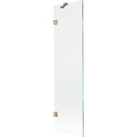 MEXEN/S - Lunar vaňová zástena FIX 50 x 150, transparent, meď kartáčovaná 897-050-000-65-00