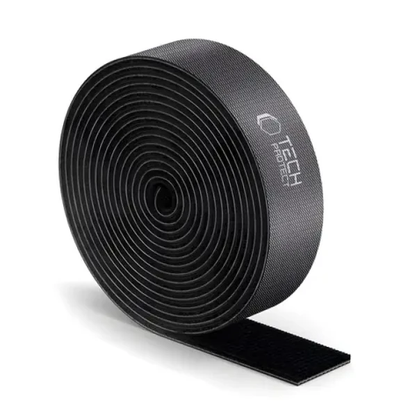 Tech-Protect Káblový organizér (Velcro) 3M čierny / Organizátor káblov / Suchý zips
