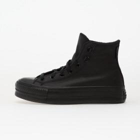 Tenisky Converse Chuck Taylor All Star Lift Platform Leather Hi Black/ Black/ Black EUR 37.5
