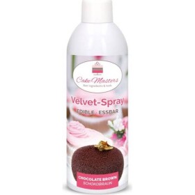 Velvet sprej čoko hnedá, 400 g - Cake Masters - Cake Masters
